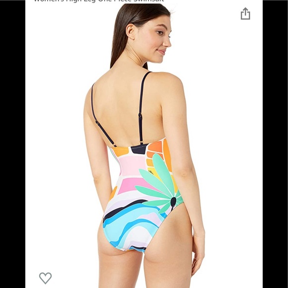 SALE⬇️‼️ NWT Trina Turk Mosaic Sunrise High leg - Picture 7 of 14